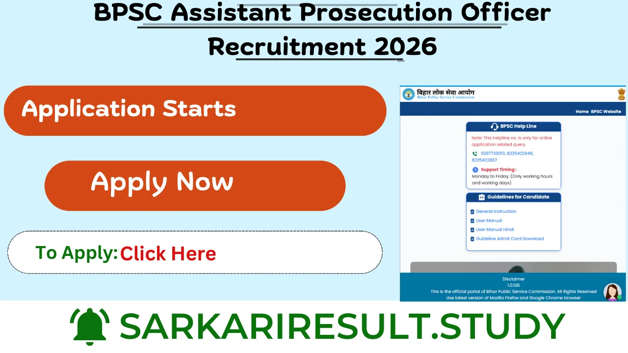 BPSC APO Recruitment 2026