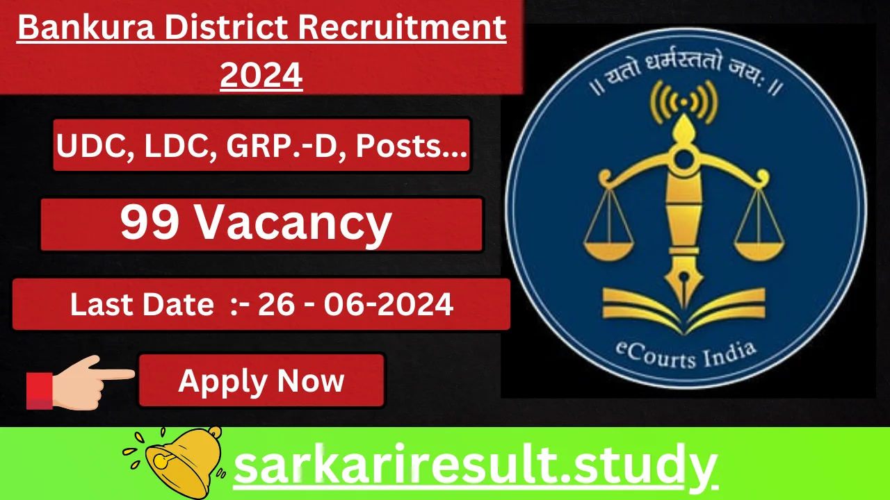District Court Bankura Recruitment 2024