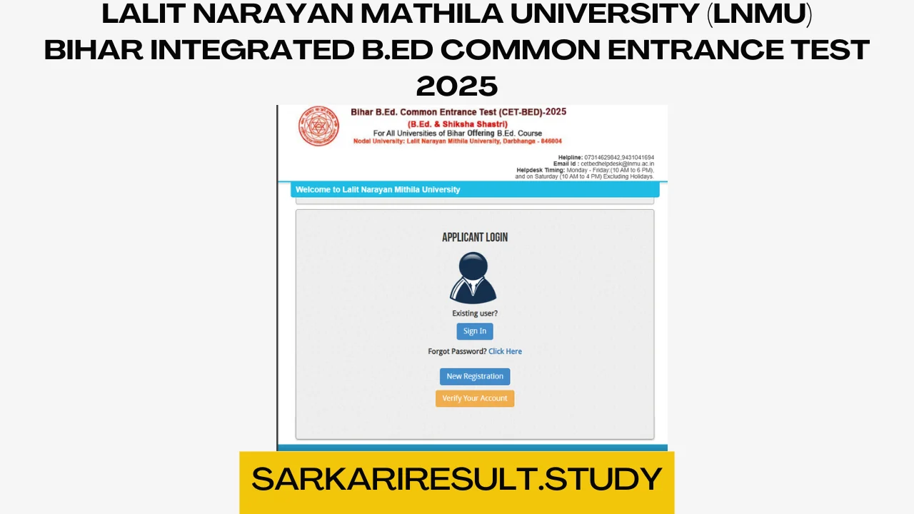 Bihar B.Ed CET 2025 Revised Result