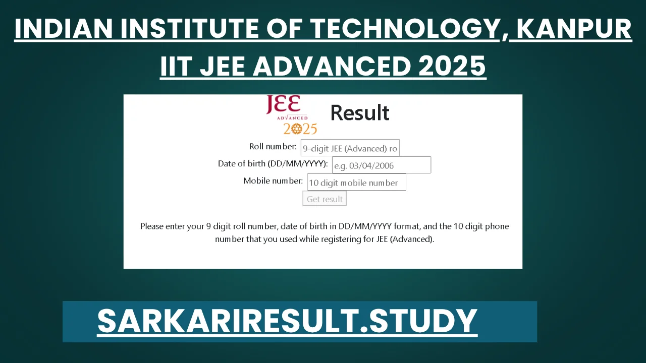 IIT JEE Advanced 2025
