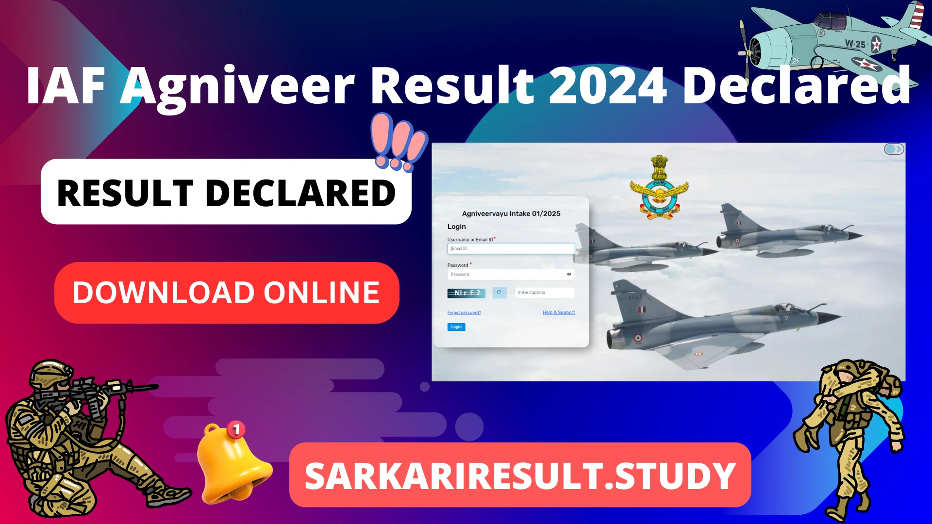 IAF Agniveer Vayu Intake Result 2024