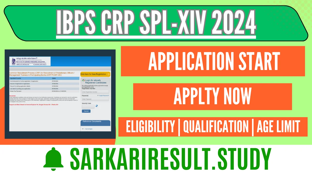 IBPS CRP SPL-XIV 2024