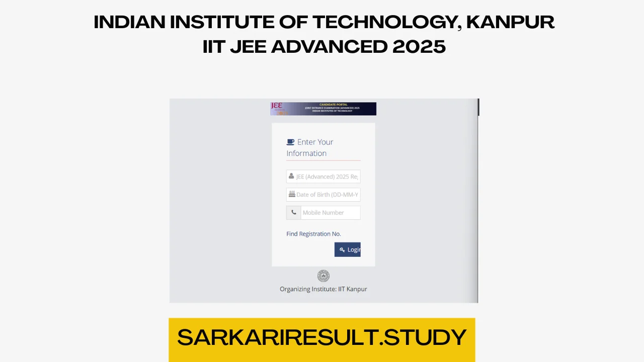 IIT JEE Advanced 2025 Score Card