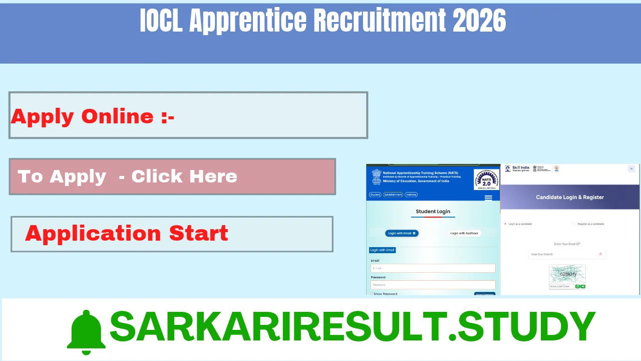 IOCL Apprentice Recruitment 2026
