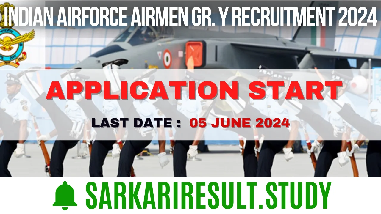 Indian Airforce Airmen Gr. Y Recruitment 2024