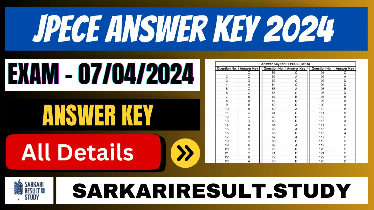 JPECE Answer Key 2024
