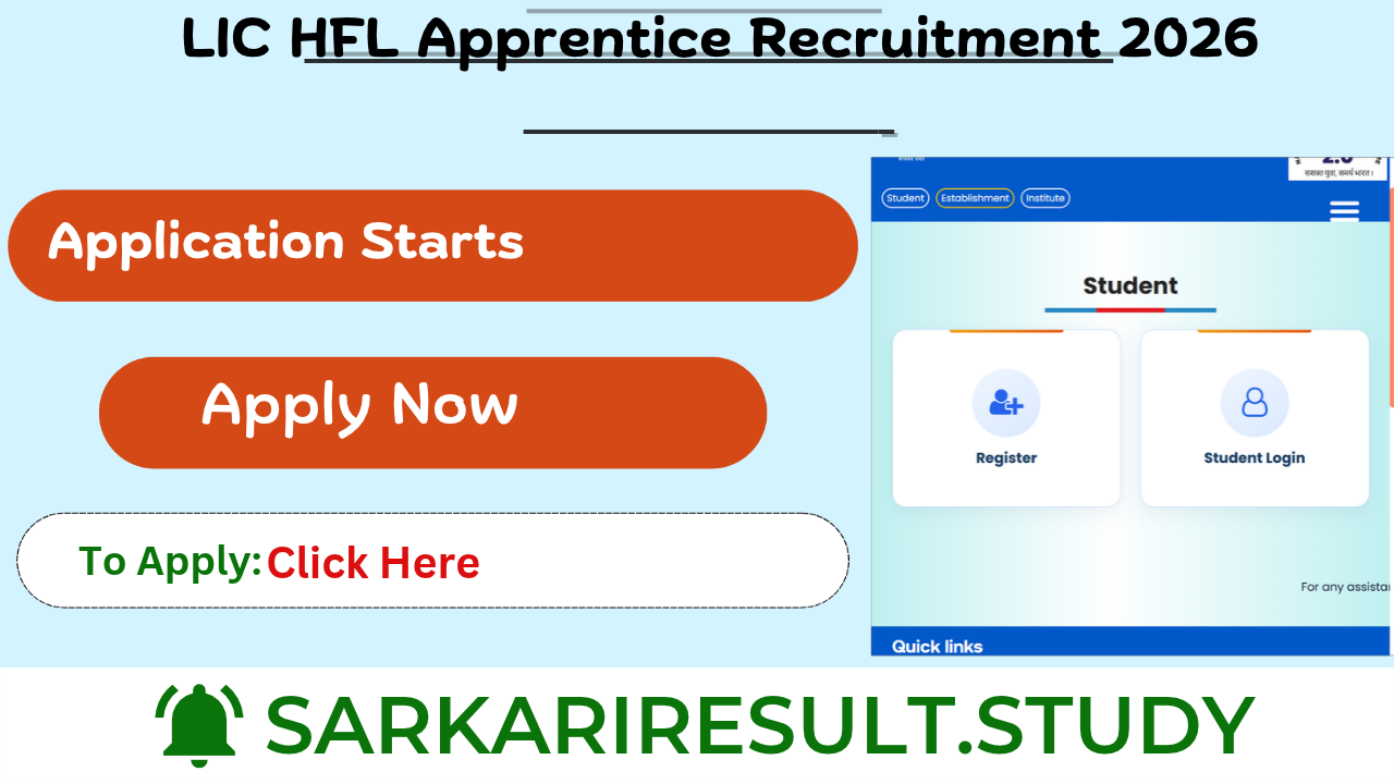 LIC HFL Apprentice Recruitment 2026