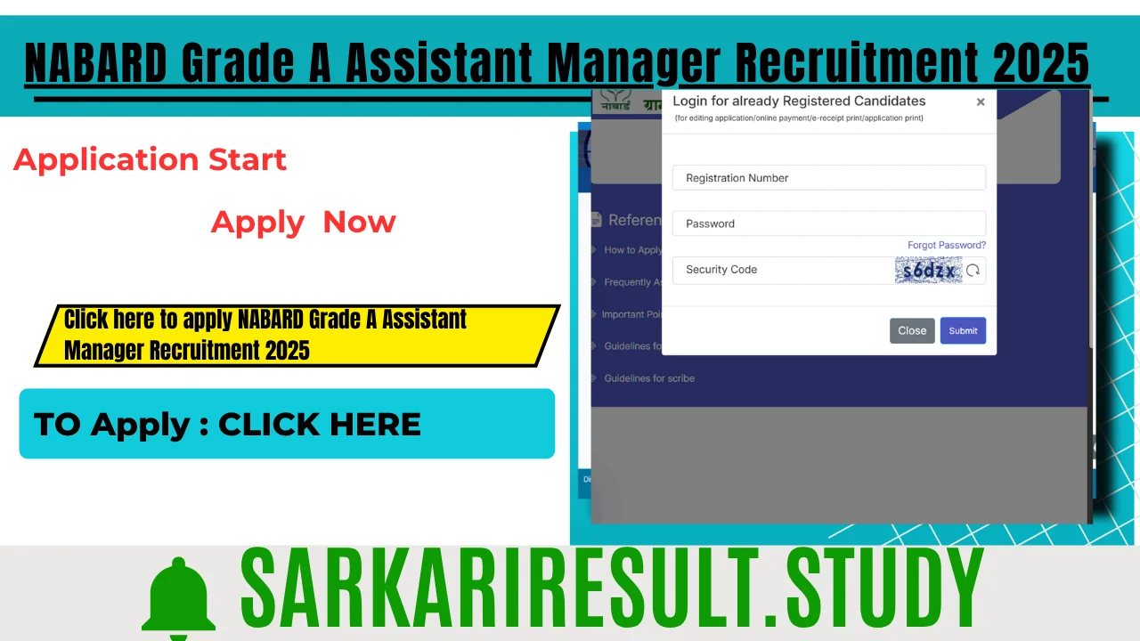 NABARD Grade A Assistant Manager Recruitment 2025
