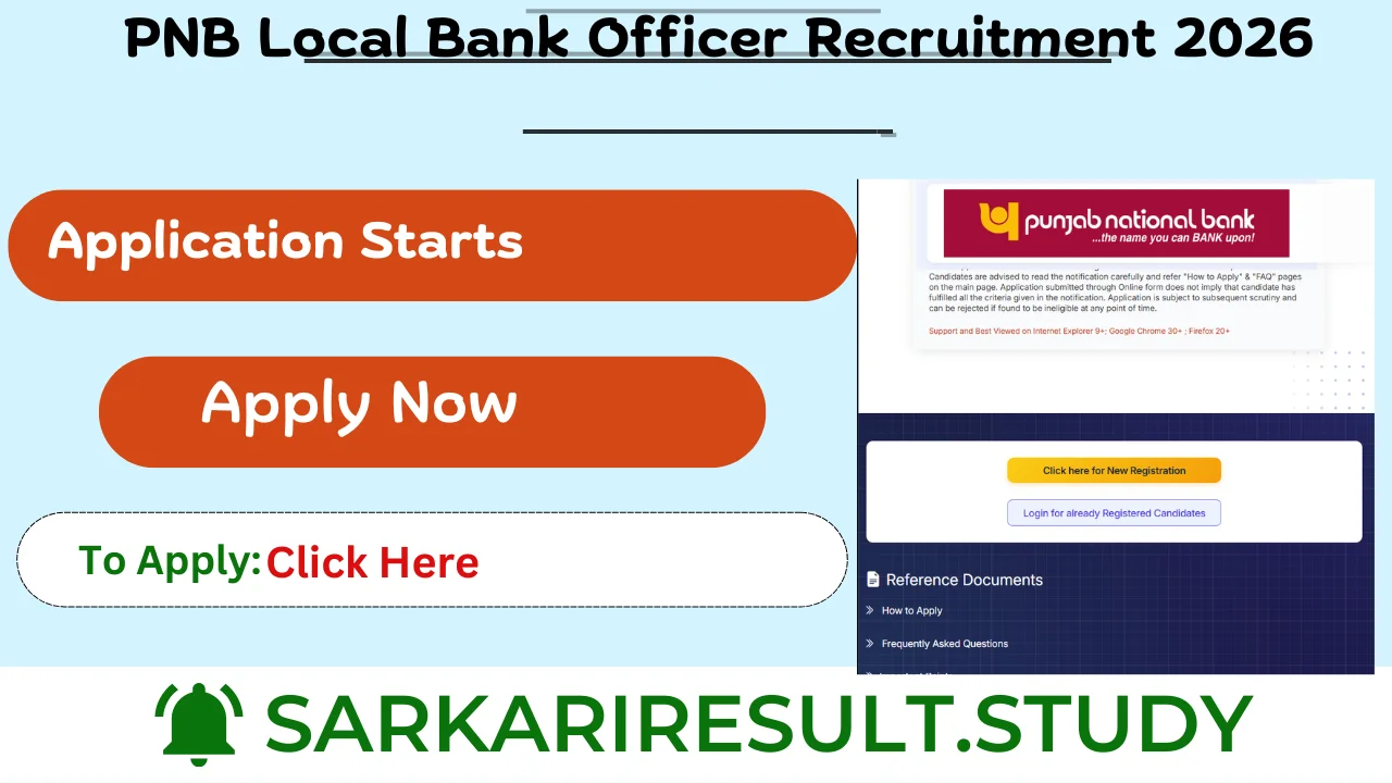 PNB LBO Officer Recruitment 2026