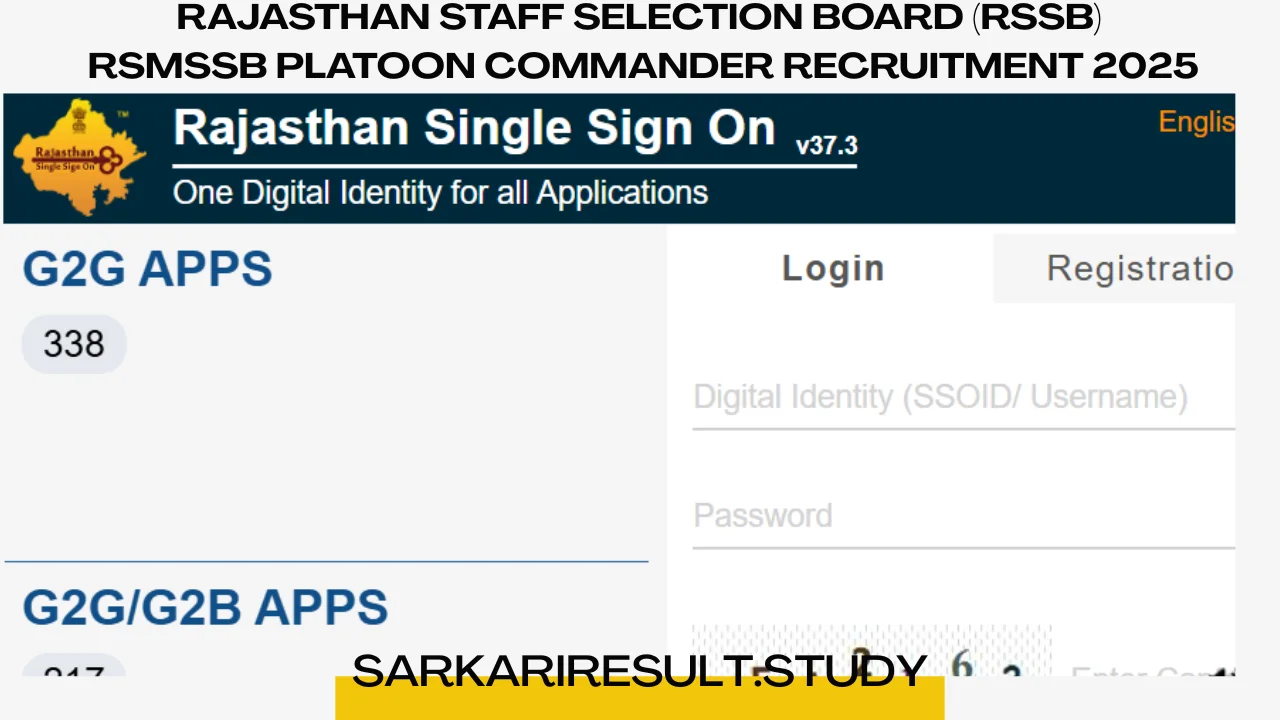 RSSB Platoon Commander Recruitment 2025