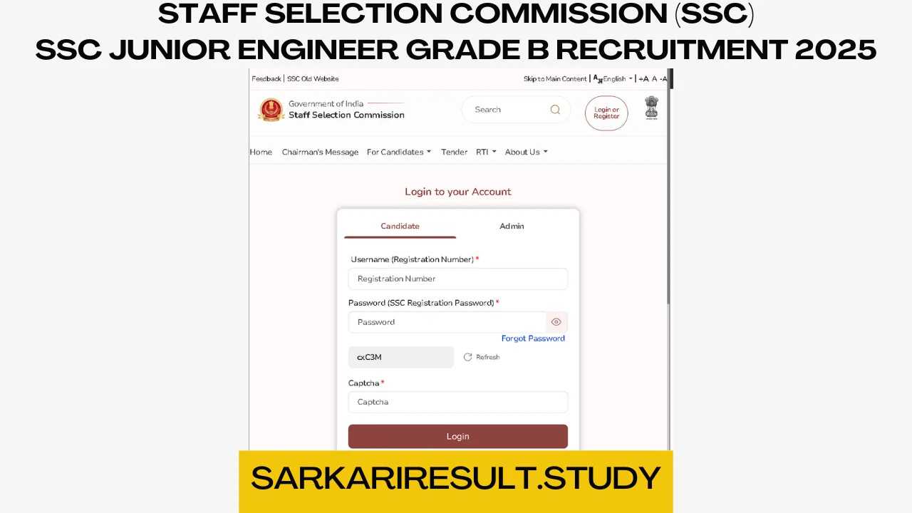 SSC JE Recruitment 2025