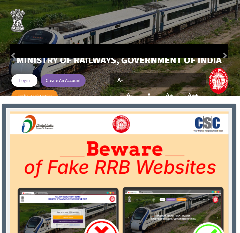 RRB Assistant Loco Pilot (ALP) Recruitment 2026