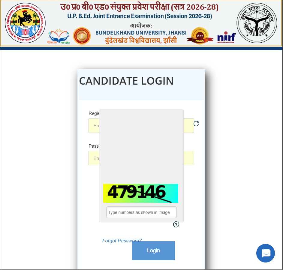 UP B.Ed. Joint Entrance Examination 2026 Admit Card