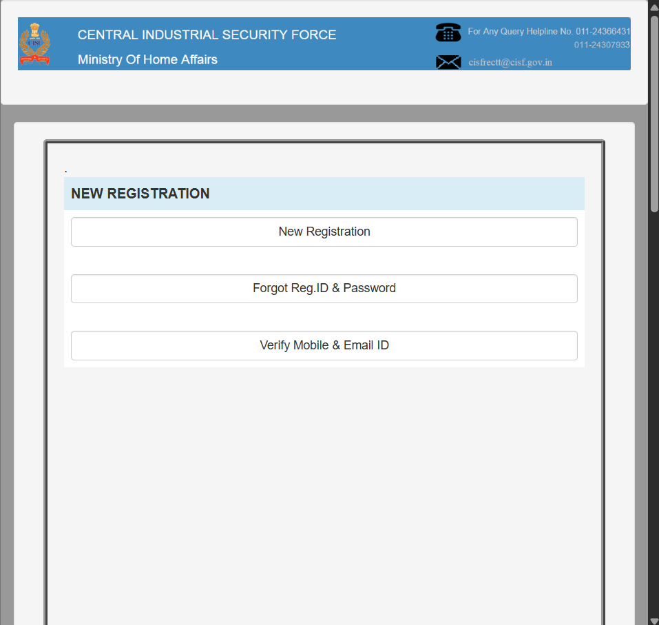 CISF ASI Paramedical Staff Recruitment 2026