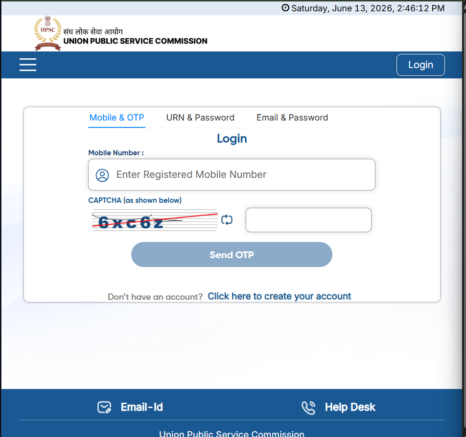 UPSC Engineering Services Exam 2026 Mains Admit Card 