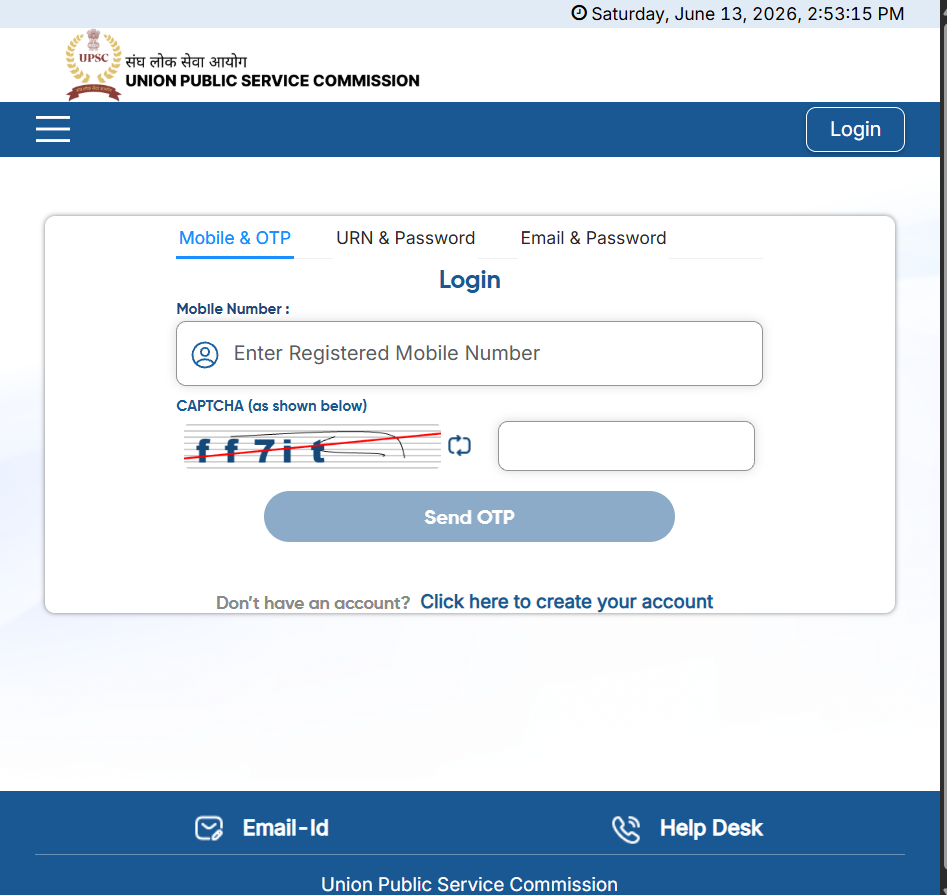 UPSC Combined Geo-Scientist Examination 2026 Mains Admit Card 