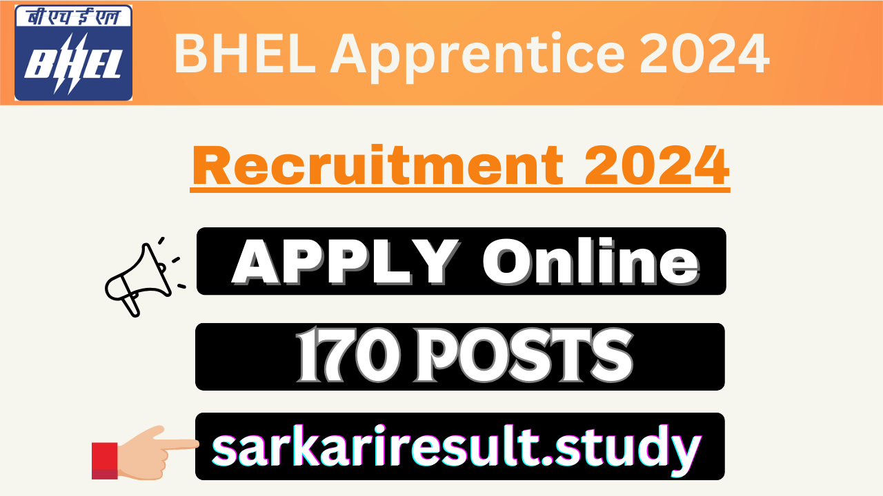 BHEL Apprenticeship Recruitment 2024