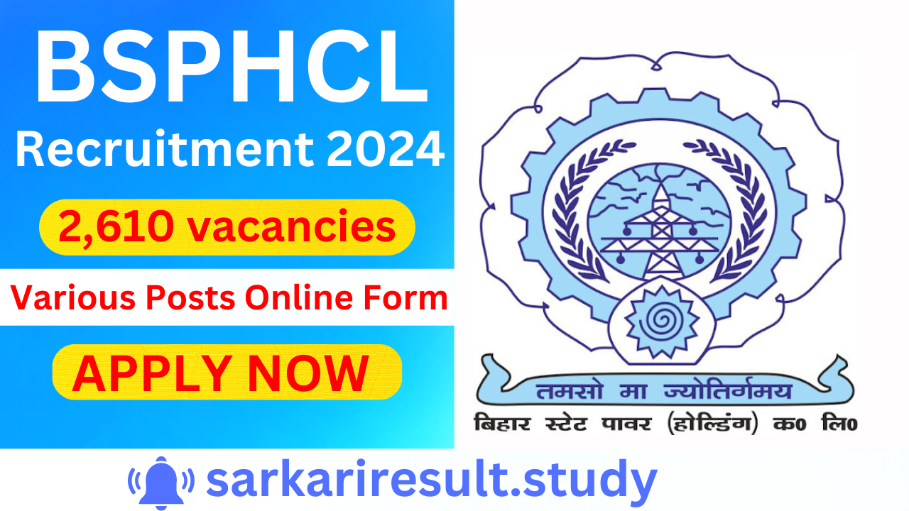 BSPHCL Various Posts Recruitment 2024